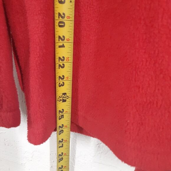 Olympic Committee Fleece Jacket Mens Large L Black Red Team USA Full Zip - Picture 9 of 9